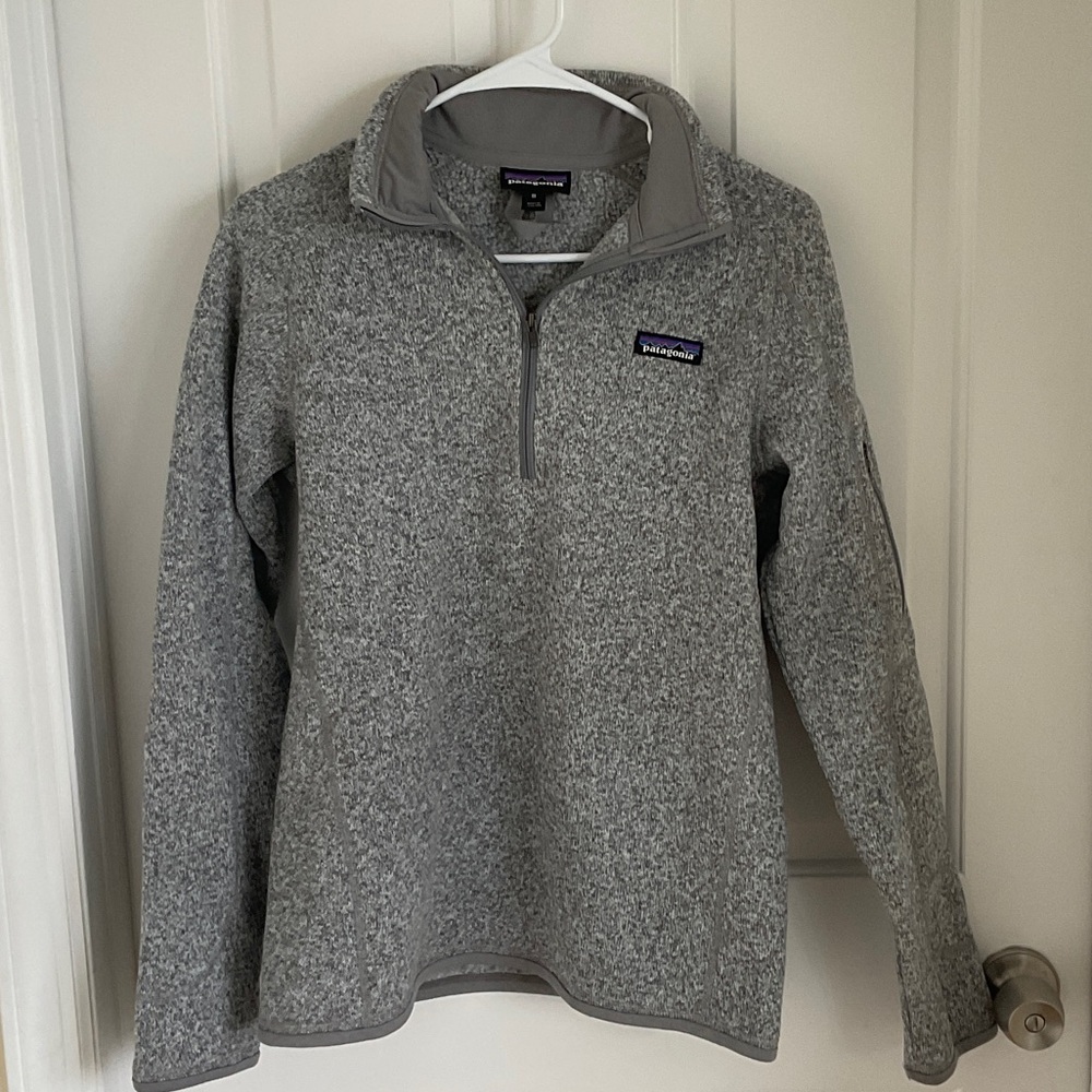 Patagonia Heather Gray Fleece Pullover